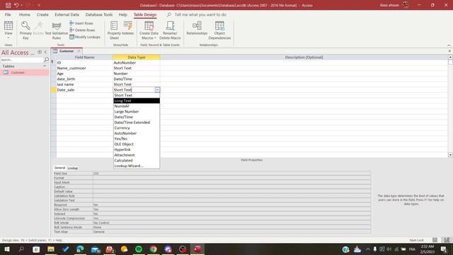 How To Add A Column Microsoft Access Tutorial смотреть онлайн