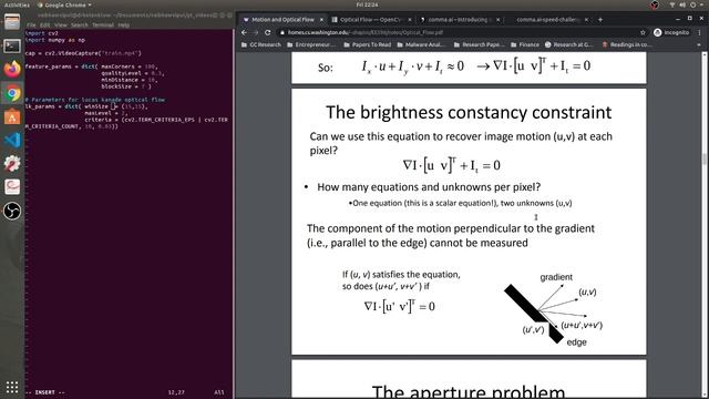 Lucas Kanade Optical Flow in Opencv смотреть онлайн