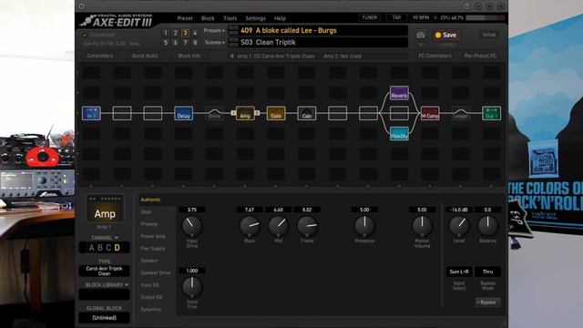 A bloke called Lee (Malia). Axe-FX III preset. смотреть онлайн
