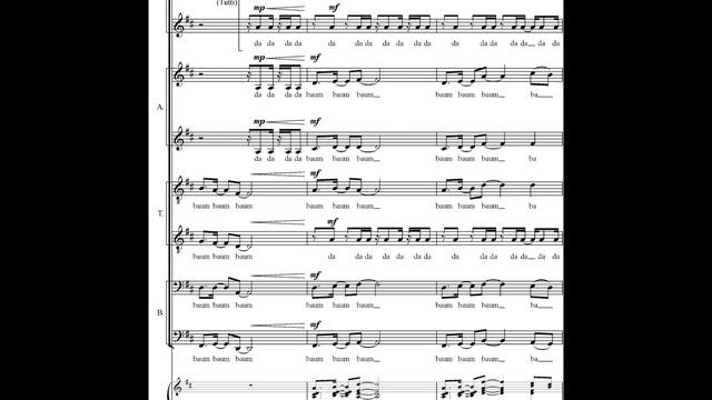 "My Love It Should Be Silent" for a cappella SSAATTBB choir (with score) by Keane Southard смотреть онлайн