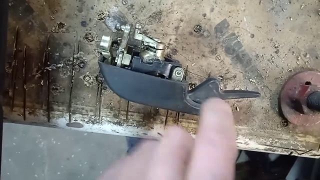 Ремонт,  доработка ручки  Ауди 100 с3. Рабочий вариант.