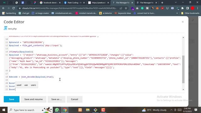 How to Create a WhatsApp Chatbot using ChatGPT and PHP смотреть онлайн