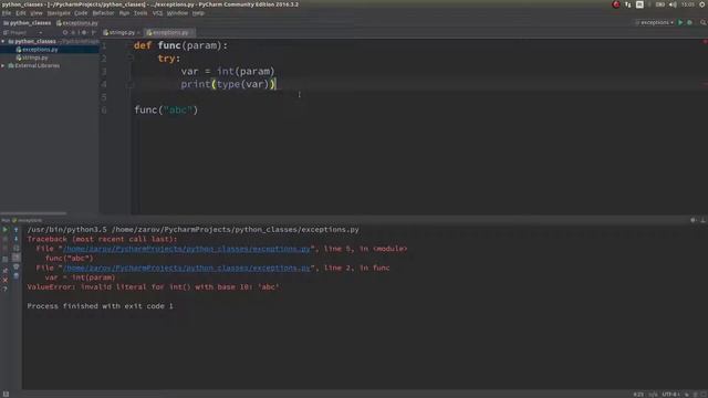 Python3 Básico #9 - Exceptions смотреть онлайн