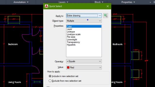 AutoCAD Commands: Filter and Quick Select смотреть онлайн