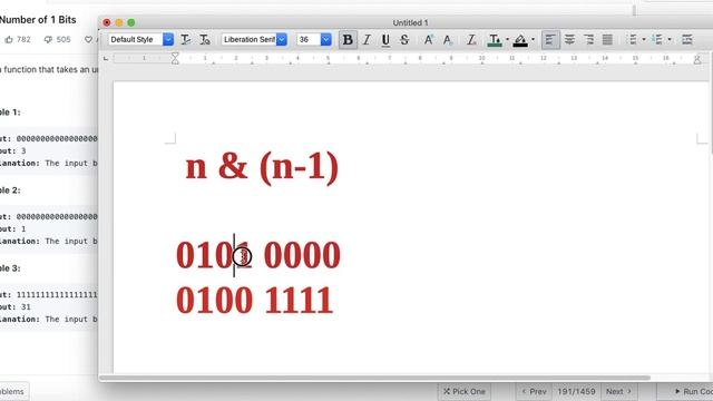 Number of 1 Bits [LeetCode 191] | Bit Manipulation | Approach and Intuition смотреть онлайн