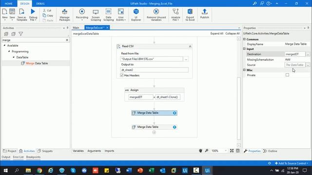 How to Merge two Excel File in UiPath || Episode - 07 || Knowledge of RPA смотреть онлайн