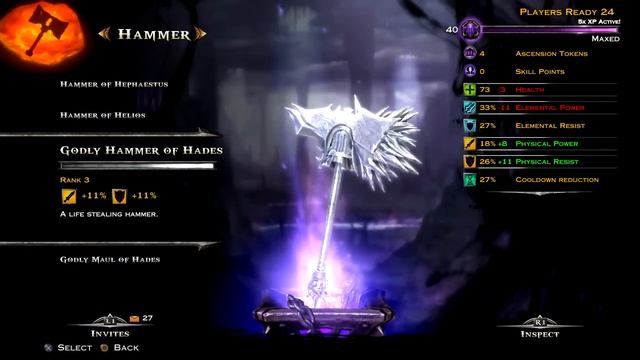 GOD OF WAR ASCENSION MULTIPLAYER - WAR HAMMER OF ARES, WAR HAMMER OF HADES смотреть онлайн