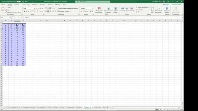 [Excel] S2 - 6 - Fonctions et graphiques de nuage de points (XY) смотреть онлайн
