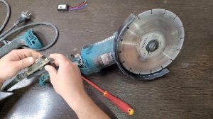 Как сделать плавный пуск на УШМ (болгарке) Makita ga9050.
