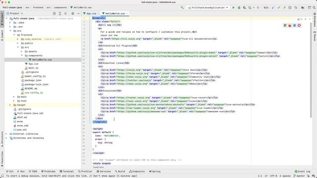Spring Boot and Vue JS: Full Stack Java Development смотреть онлайн