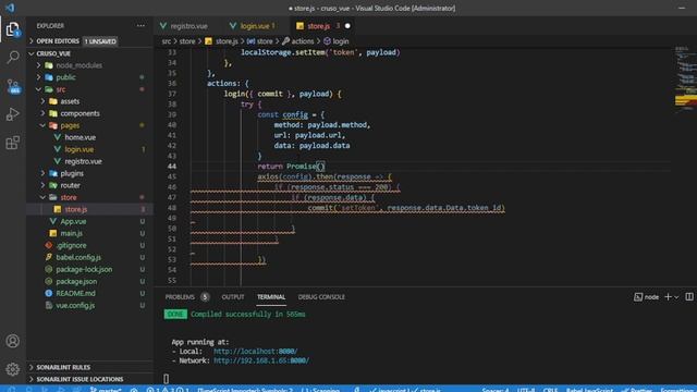 Curso tutorial vue 15 Uso de vuex y axios para invocar un REST centralizado en un actions смотреть онлайн