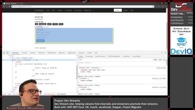 DevStreams Community Site - VueJS - ASP.NET - C# - JavaScript - Ep 195 смотреть онлайн