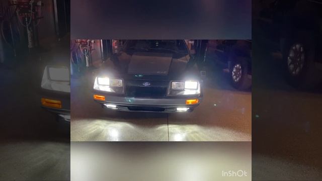 Four Eye Mustang Front LED Light UPGRADE that WORKS!! смотреть онлайн