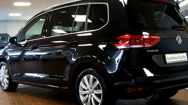 Volkswagen Touran 2.0 TDI DSG Highline HW022314 Deep Black Perleffekt 2016 "AUTOHAUS CZYCHY" смотреть онлайн