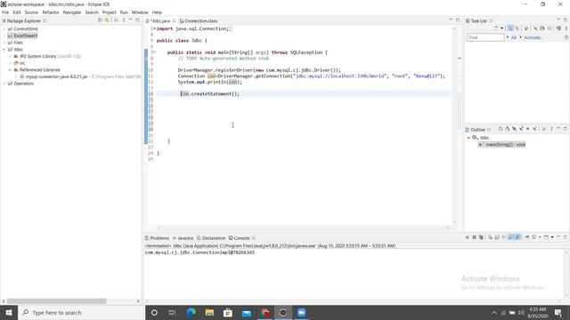 corejava class 51 About JDBC(how to getConnection and create statement) смотреть онлайн