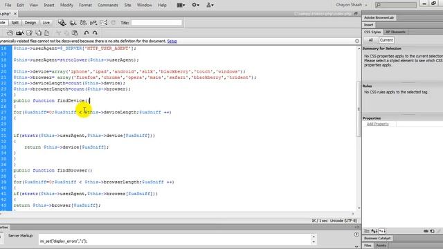 Detect User Device and Browser Using PHP OOP By Chayon Shaah PHP Design Pattern Bengali Tutorial~ смотреть онлайн