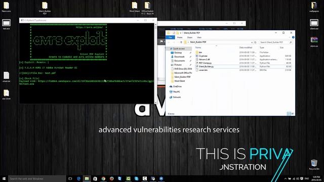 Silent PDF Exploit Acrobat Reader DC смотреть онлайн