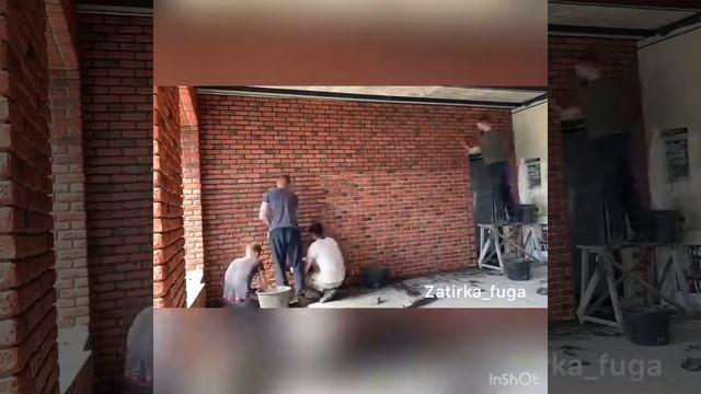 Фуговка гипсовой декоративной плитки. смотреть онлайн