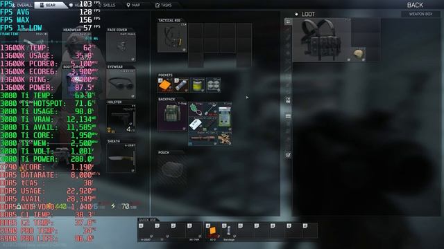 Escape From Tarkov \\ Lighthouse \\ 3080 Ti + 13600K + DDR5-8000C38 // G7 240Hz // 1440 Maxed Out смотреть онлайн