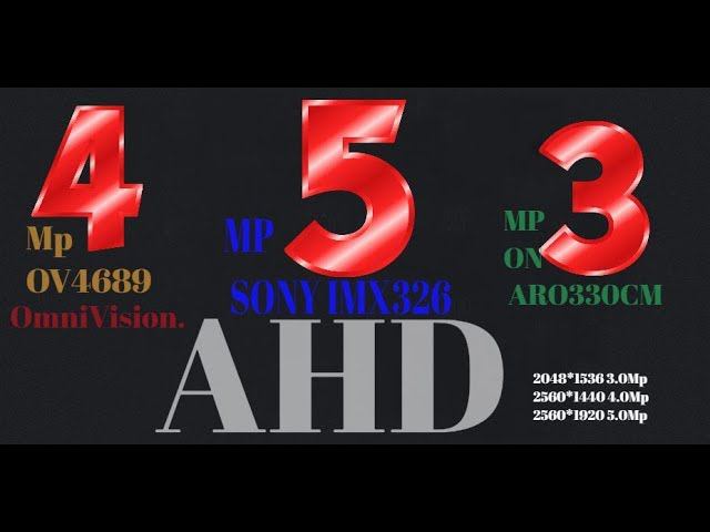 CMOS SONY IMX 326 AHD 5 Mp Новые технологии для систем видео наблюдения, cравнение, тесты смотреть онлайн