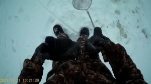 Первая зимняя рыбалка с электробуром ЭБА-30