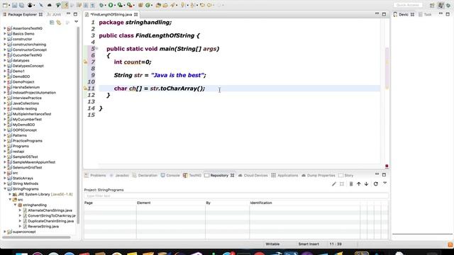 5.Programs on strings - Program to find length of string without builtin length method смотреть онлайн
