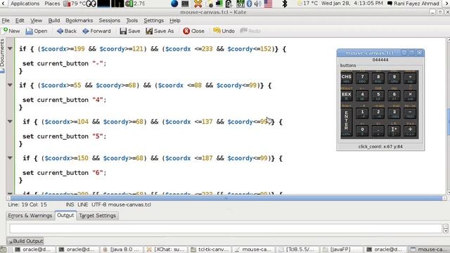 Tcl/Tk tkinter Calculator Using Canvas And Mouse Click Coordinates -2 (English Version) смотреть онлайн