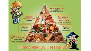 Пирамида здорового питания.