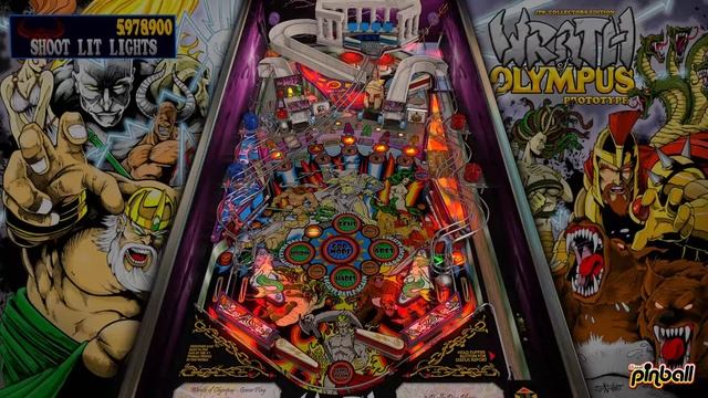 Wrath of Olympus (Original 2021) | Visual Pinball X | Table Snapshot (Desktop Mode) смотреть онлайн