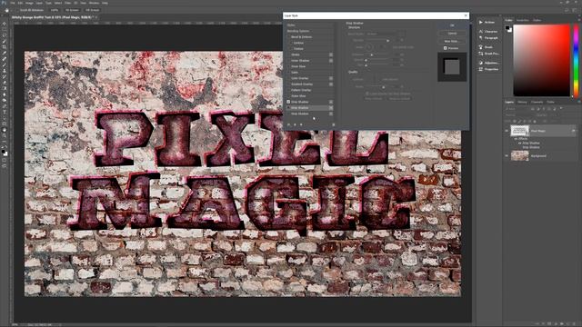 Glitchy Grunge Graffiti Text - Photoshop Tutorial смотреть онлайн