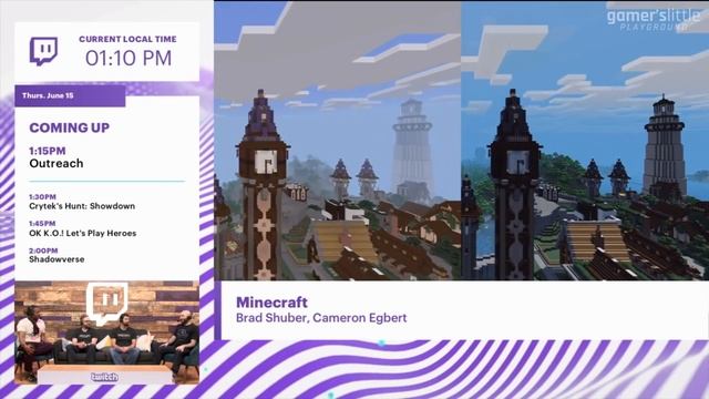 Minecraft: Super Duper Graphics Pack | Gameplay Interview @ Twitch Panel (E3 2017) смотреть онлайн