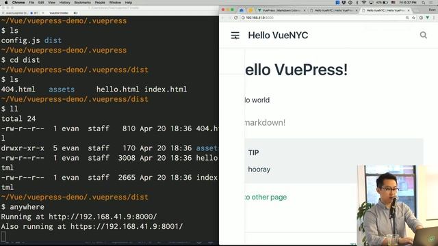 VueNYC - Introduction to VuePress - Evan You смотреть онлайн
