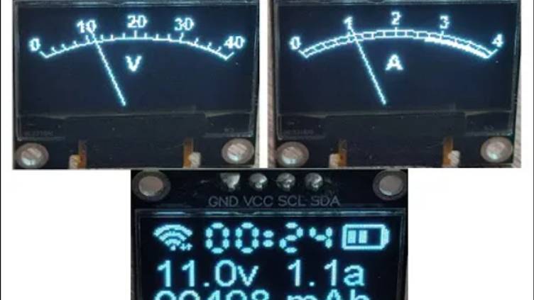 Тест ёмкости аккумулятора ESP 8266+OLED 0.96 смотреть онлайн
