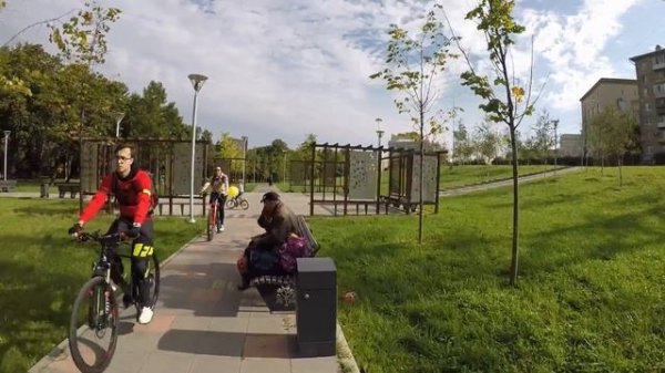 ??Звездный бульвар. Зелёная зона. Star Boulevard in Moscow. Green zone...