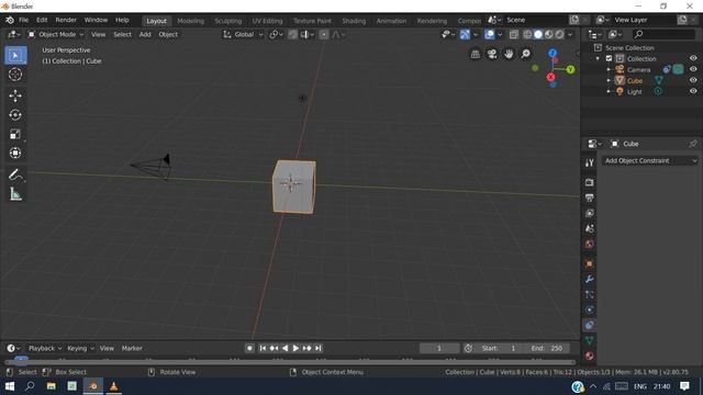 [MULTIMEDIA] Pengaturan Kamera di Blender 2.8 смотреть онлайн