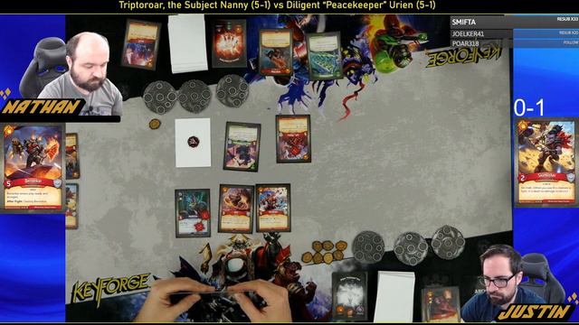 Keyforge: WoE Top 16! Bo3 Rounds begin! смотреть онлайн
