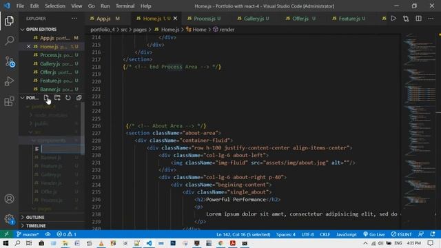 HTML to React JS || How To Convert HTML template into REACT template || Step-6 смотреть онлайн
