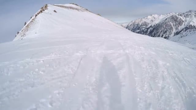 Чимбулак Алмата катание на сноуборде, Chimbulak Snowboarding. смотреть онлайн