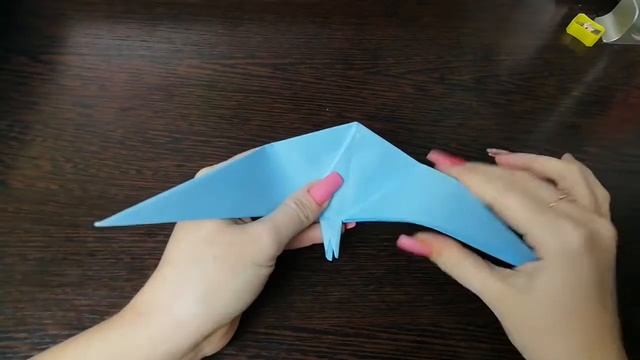 Как сделать оригами петух своими руками. Оригами птица. DIY Origami bird. How to make origami cock смотреть онлайн
