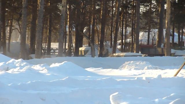 Тренировка по зимнему картингу на картодроме. 1 заезд. смотреть онлайн