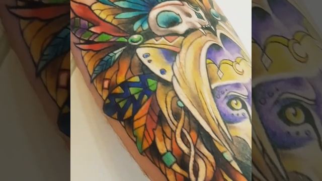 Татуировка лев #AnnyTattoo смотреть онлайн