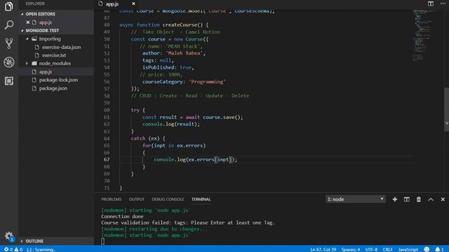 63 Validation Errors Summary of Errorsin MongoDB Arabic смотреть онлайн