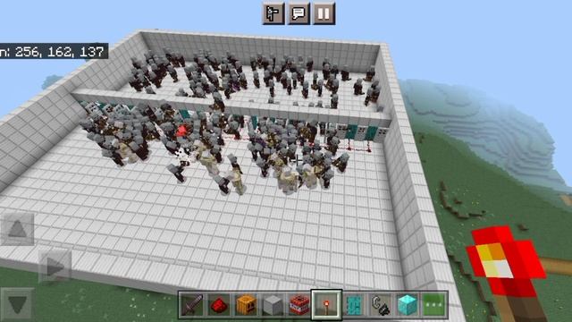 #MR.JS STUDIO #10 IRON GOLEMS VS 100 PILLAGERS #minecraft gameplay #tournament смотреть онлайн