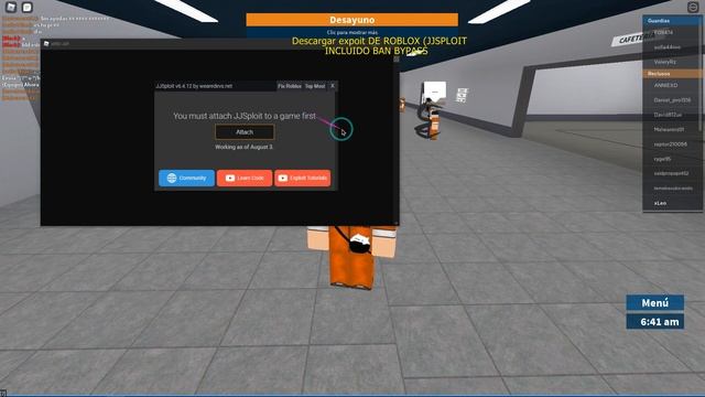 Descargar JJSPLOIT Roblox EXPLOIT 2022 V5 (INCLUIDO BYPASS) смотреть онлайн