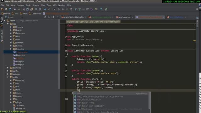 Laravel 5.2 Image Upload files and Resize смотреть онлайн