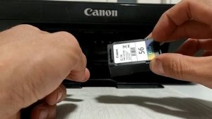 Замена картриджа canon pixma e414