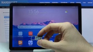 Как установить SIM-карту и карту SD-флеш памяти в андроид планшет Huawei MatePad T10s?