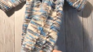 ОБЗОР: ДЕТСКИЙ КОМБИНЕЗОН СПИЦАМИ на 3-6 месяцев С РОСТКОМ