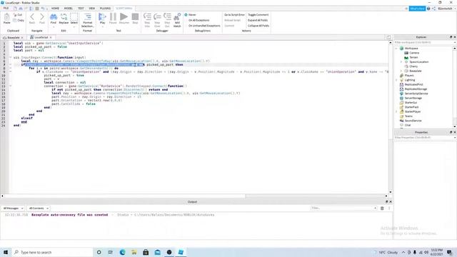 How to Drag Parts with your Mouse Cursor : Roblox Studio смотреть онлайн