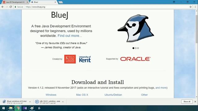 #0 Downloading and Installing Java and BlueJ смотреть онлайн